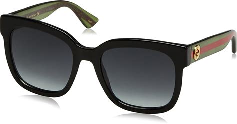 sonnenbrille gucci damen schwarz|authentic gucci sunglasses women.